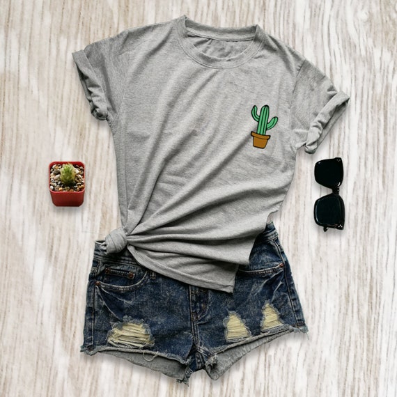 camiseta cactus mujer