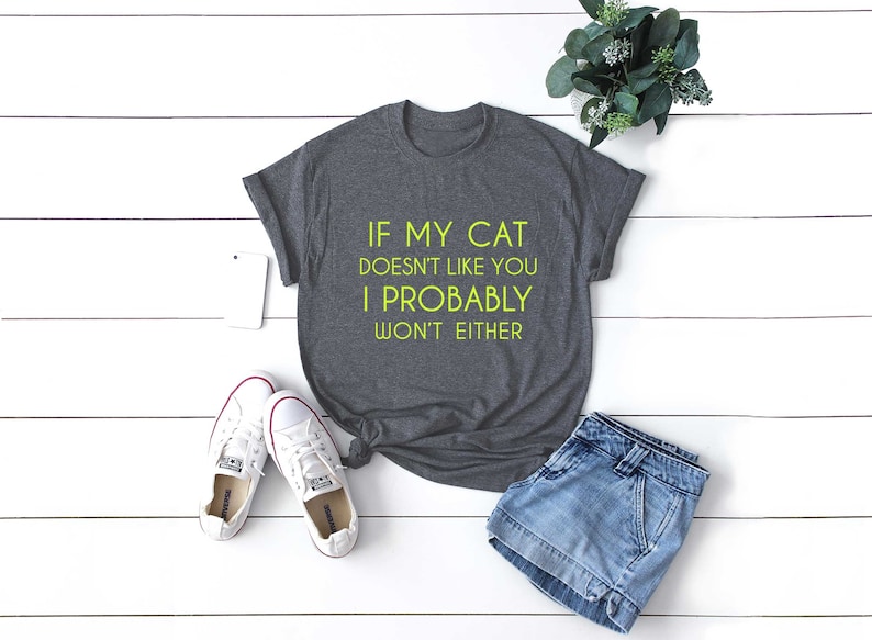 cat print shirt size XS S M L crazy cat lady funny cat tshirts gifts kitten shirt meow cat lover gifts Cat shirt cat graphic tee