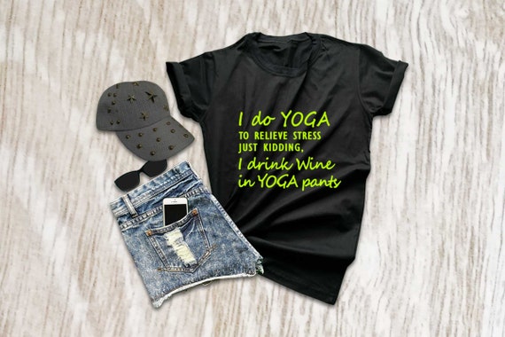 funny yoga tops