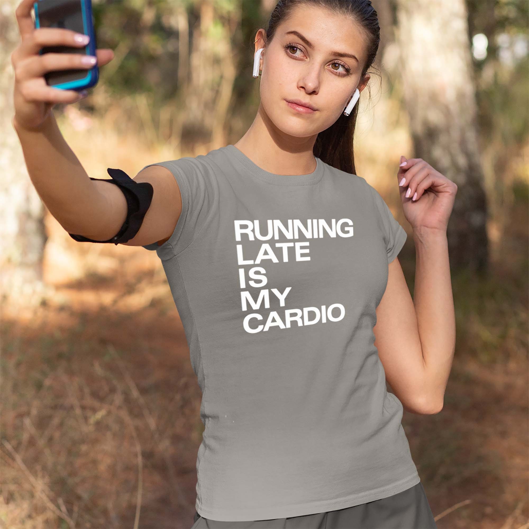Funny Gym Shirt Running Late Is My Cardio Tank Funny Workout Outfit Running Late Shirt 8492 Funny Graphic Shirt Muscle Tank Top
