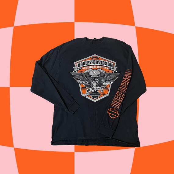 Harley-Davidson Long Sleeve T-Shirt, Men's XL Size /eaa510647 main image 1