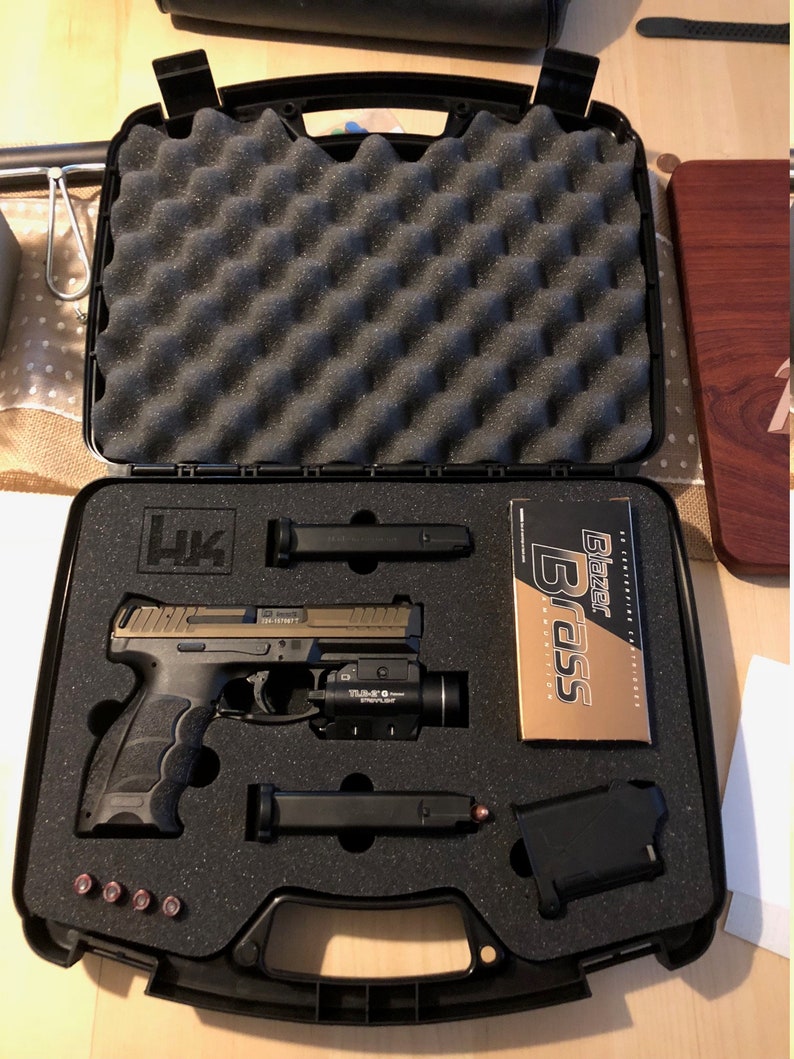 Custom Laser Cut/Engraved Foam Insert for Gun/Pistol