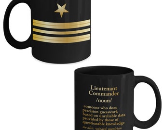 US Navy Lieutenant Commander Coffee Mug Gift - Lieutenant Commander Promotion Gift - United States Navy Lieutenant Commander Veteran Mug