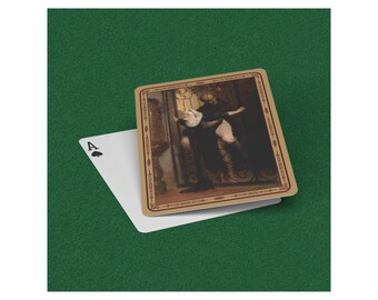 罪のトランプ、ハインリヒ・ロソウ作 1880年 - Etsy 日本