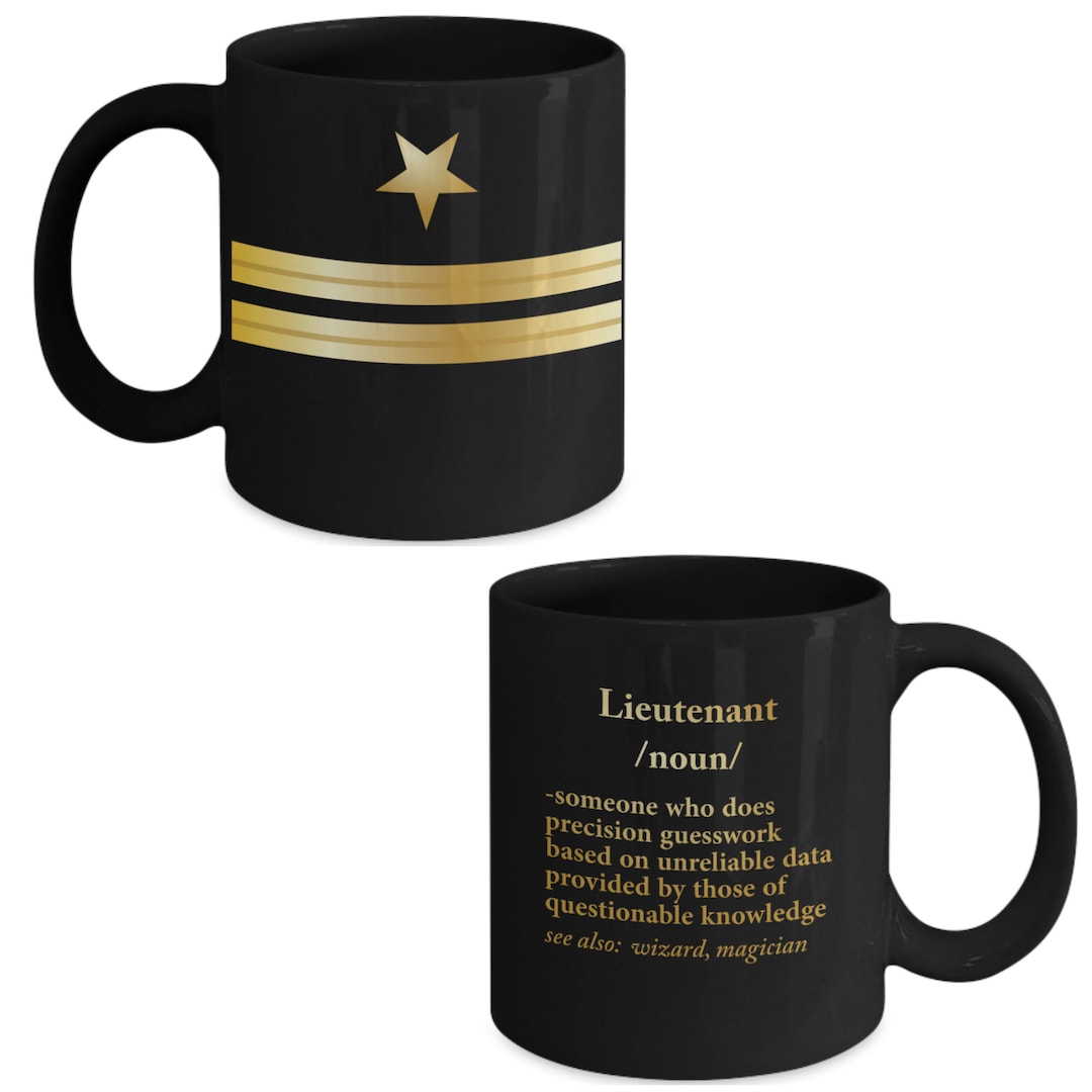 US Navy Lieutenant Coffee Mug - Naval Promotion Gift - Etsy