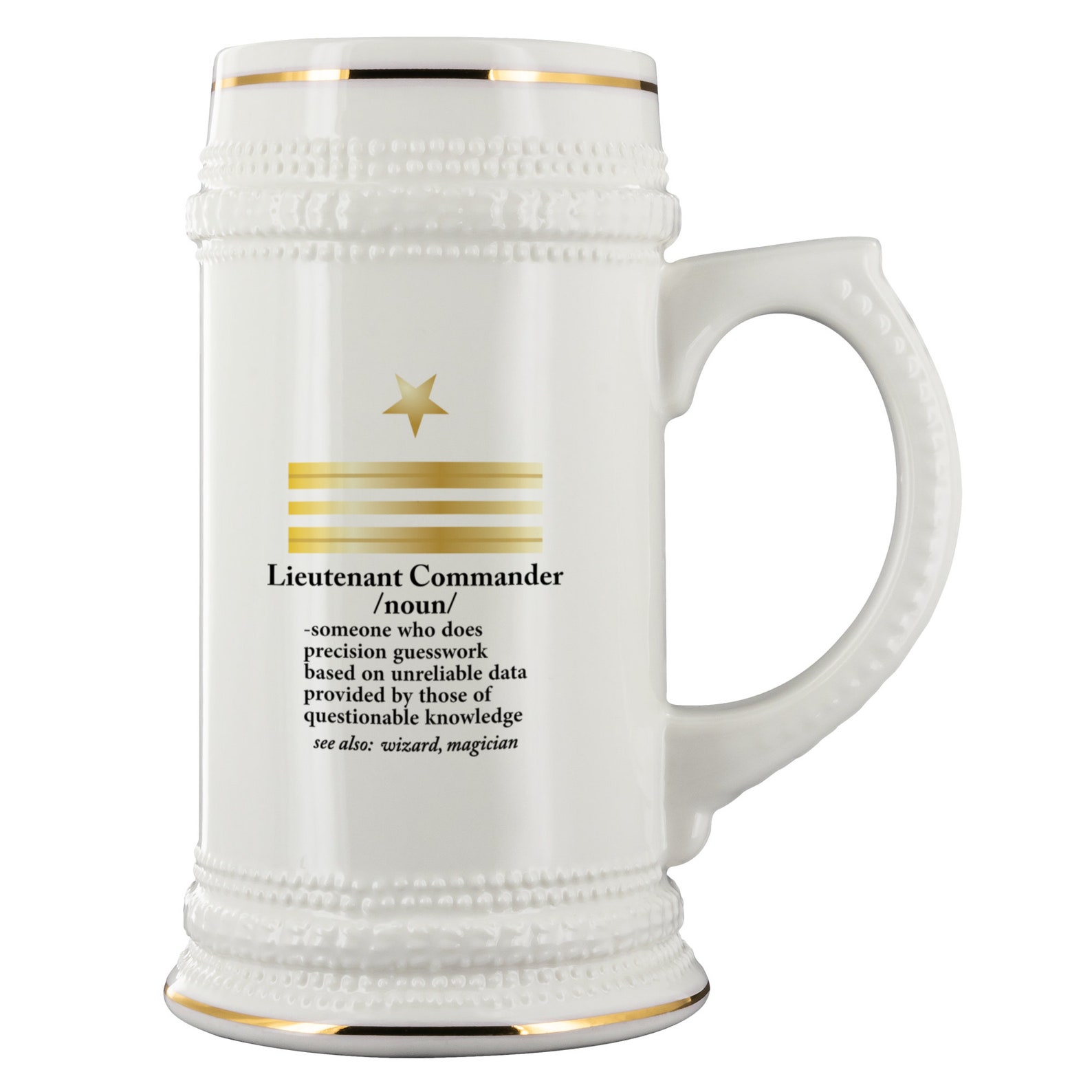 US Navy Lieutenant Commander Beer Mug Gift Lieutenant Etsy
