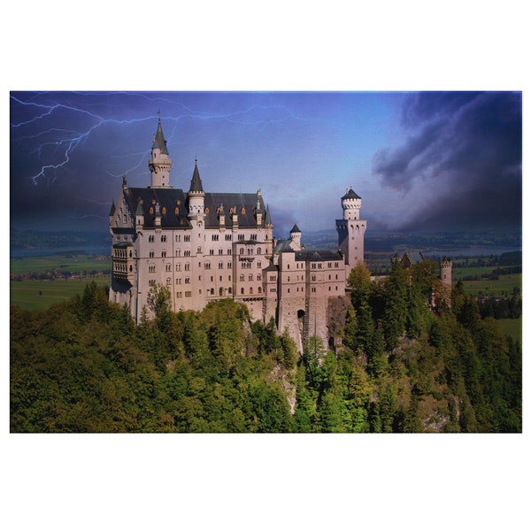 Neuschwanstein Castle Framed Etsy