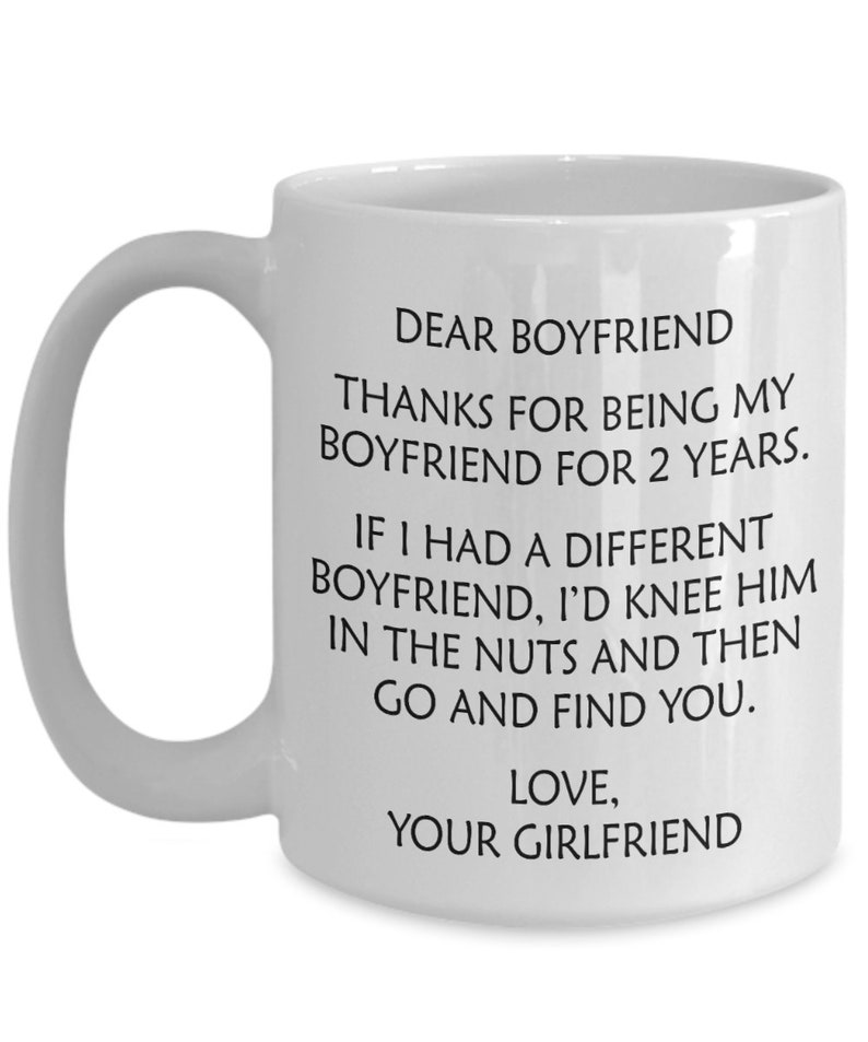 2 Year Anniversary Gift for Boyfriend 2 Years Dating Mug 2 Etsy
