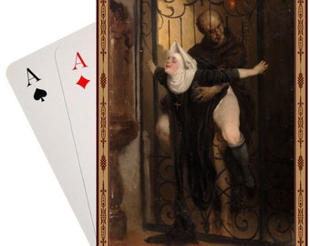 罪のトランプ、ハインリヒ・ロソウ作 1880年 - Etsy 日本
