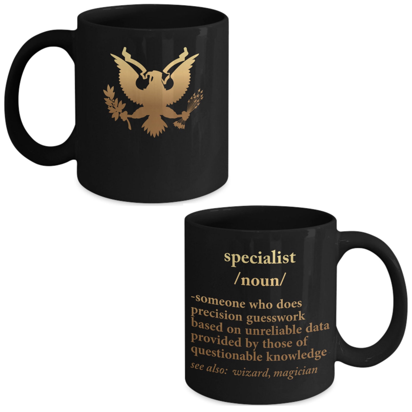 Army Specialist Definition Army Specialist Coffee Mug Army Etsy