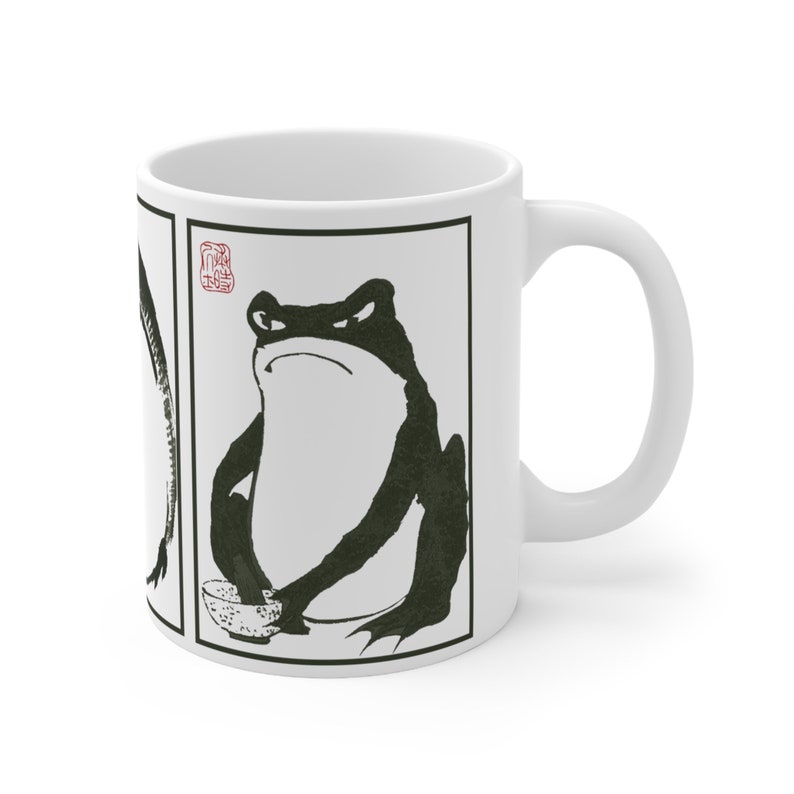 Matsumoto Hoji Japanese Minimalist Frog and Toad Coffee Mug - Etsy