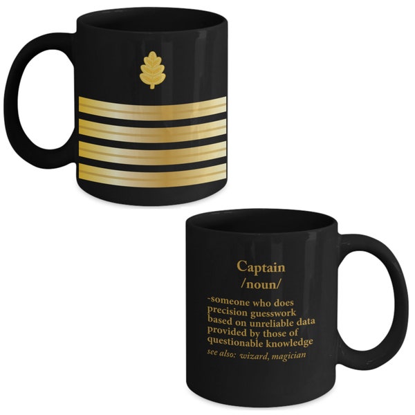 US Navy Nurse Corps Captain Coffee Mug, Military Nurse Gift