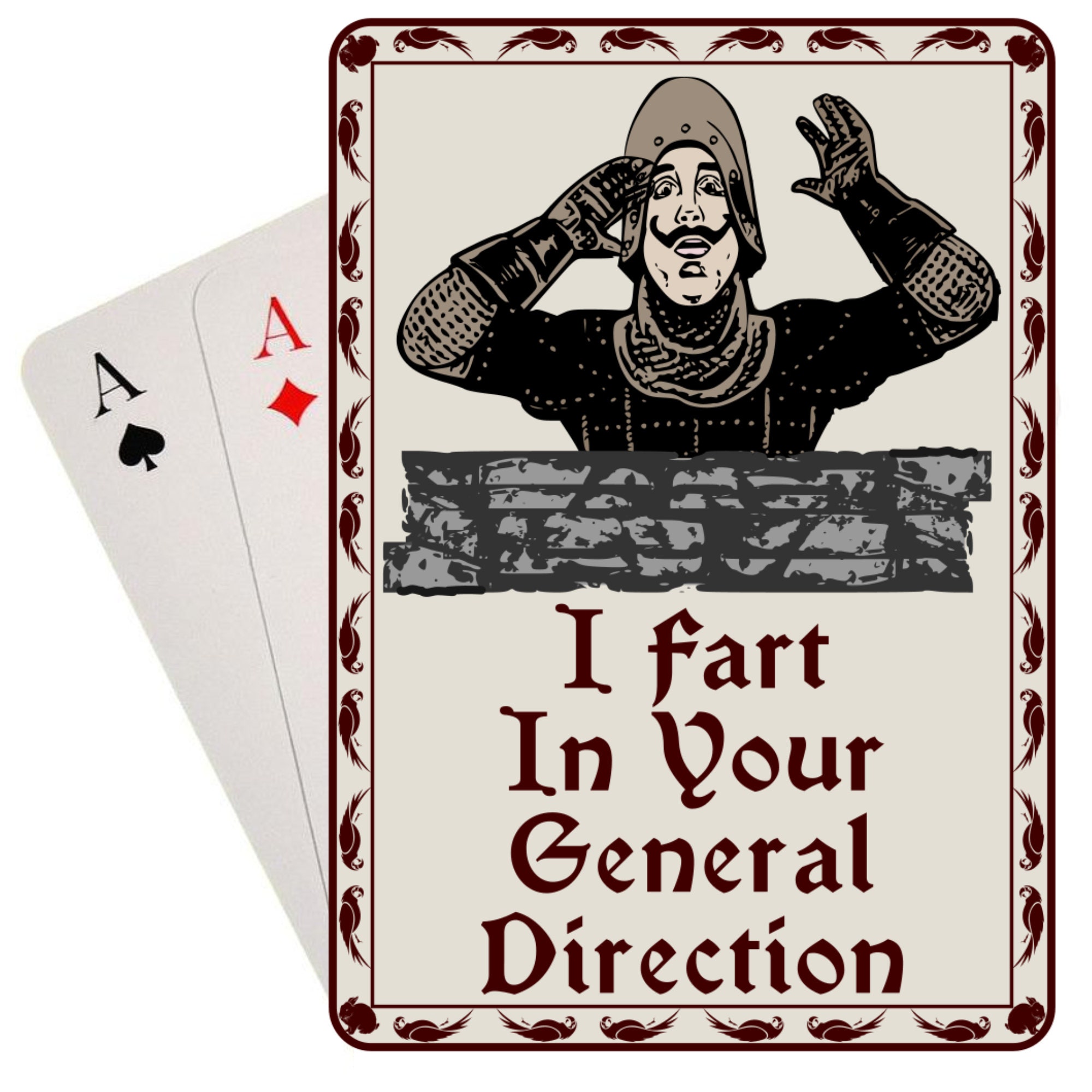 I Fart Monty Python Playing Cards Gift Holy Grail Life of - Etsy