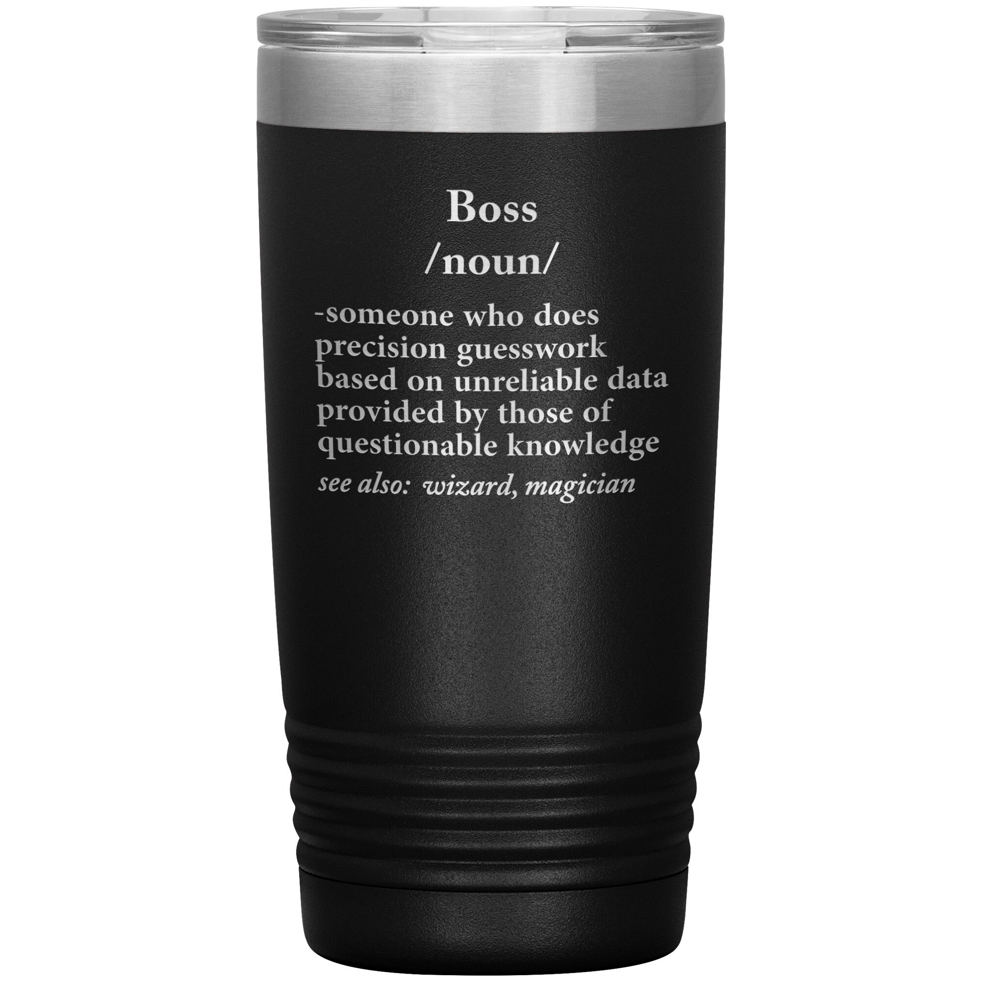 Boss Definition Tumbler 20oz Boss Appreciation Gift Funny Etsy