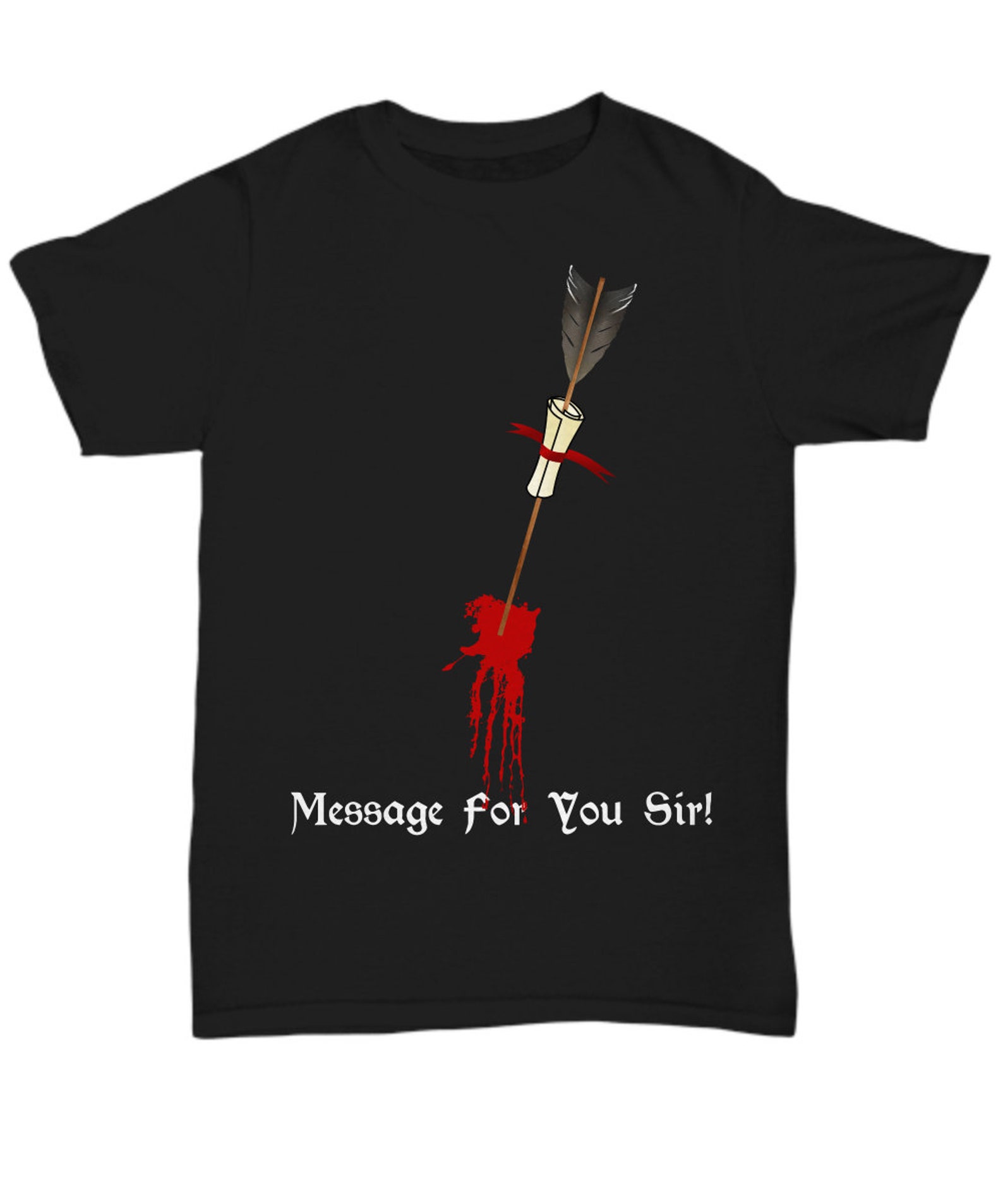 Message for You Sir Monty Python Tshirt Holy Grail Life of - Etsy