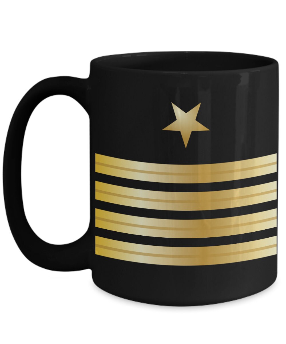 US Navy Captain Coffee Mug Gift - Naval Captain Promotion Gift - United ...