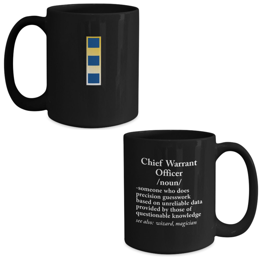US Navy Chief Warrant Officer CWO2 Coffee Mug Gift - New USN Chief ...