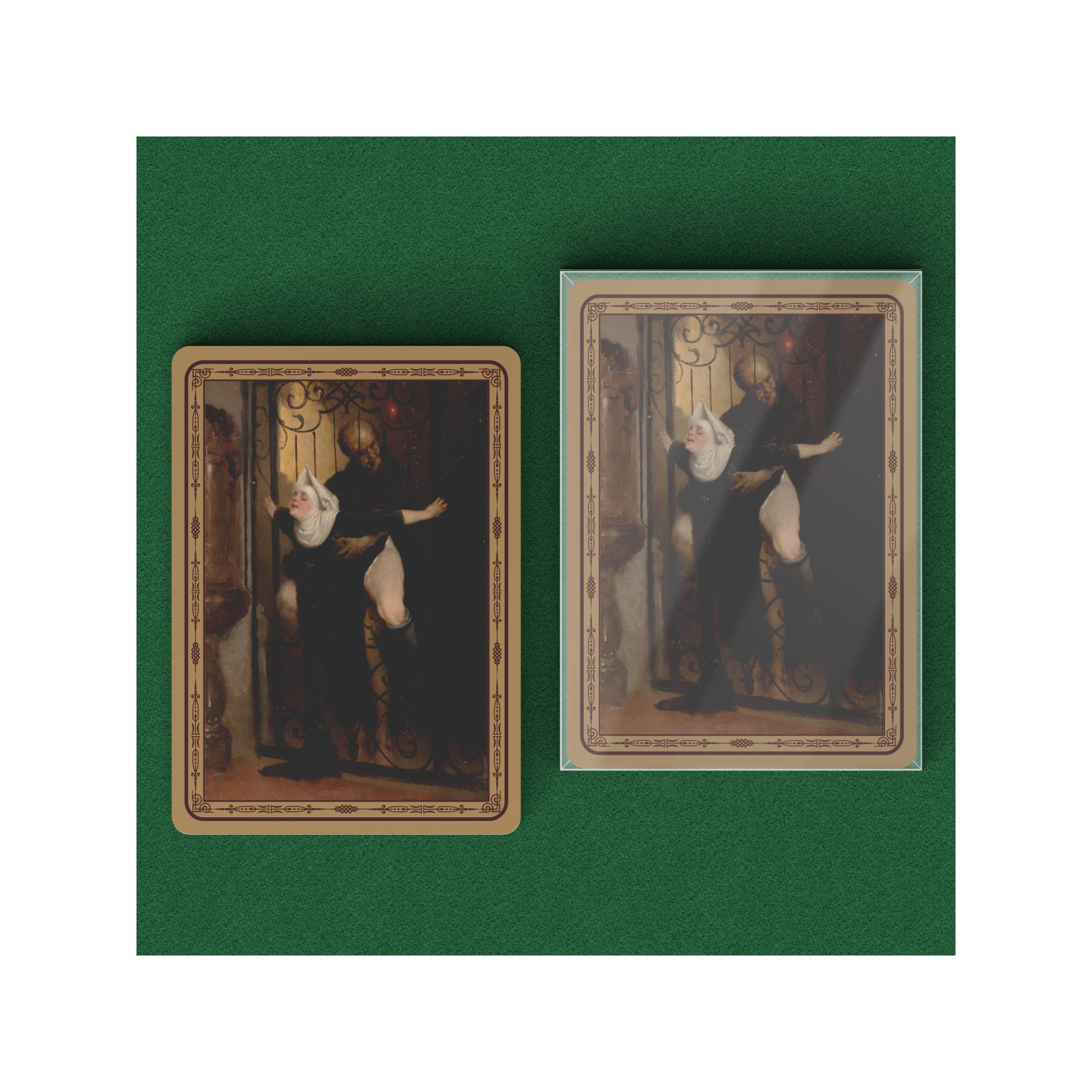 The Sin Playing Cards Painting by Heinrich Lossow 1880 Etsy