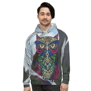 Mystic Unisex Hoodie with art by The Morrigan