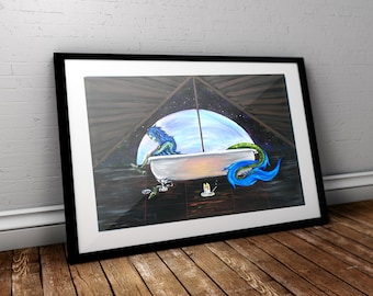 Fish Out of Water, Fine art print