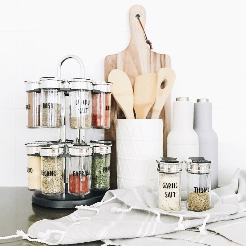 Spice Jar Label // spice labels // pantry labels // food Etsy
