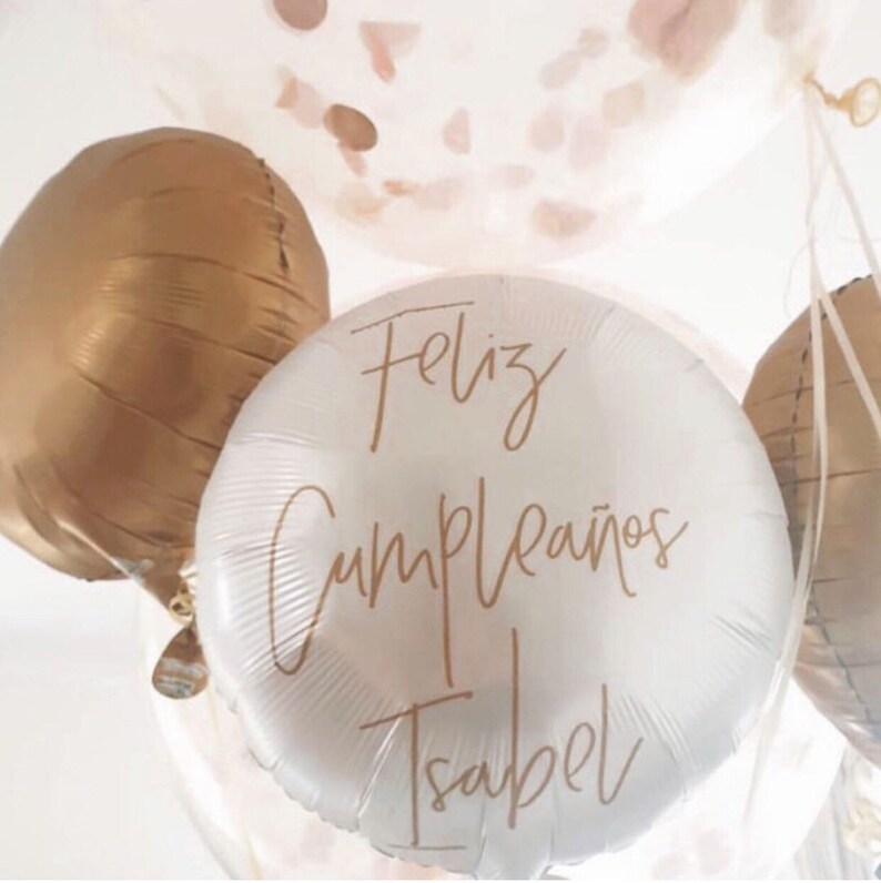 Custom balloon decal // birthday balloon // custom decal // Etsy