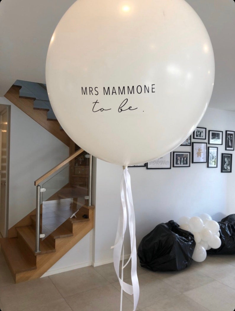 Custom Balloon Decal // Birthday Balloon // Custom Decal // Etsy