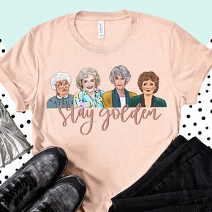 Golden Girls Short-Sleeve Unisex T-Shirt, Stay Golden Graphic Tee