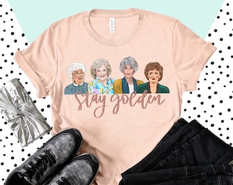 Golden Girls Short-Sleeve Unisex T-Shirt, Stay Golden Graphic Tee