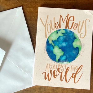Hanson Fan Greeting Card, Friendship Greeting Card, Us Against the World