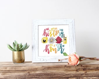 Hanson Day Kunst Digitaldruck, druckbare Kunst, Hanson Fan Kunst, Aquarell Digitaldruck, Hanson Fan Geschenk, Kinderzimmer druckbare,