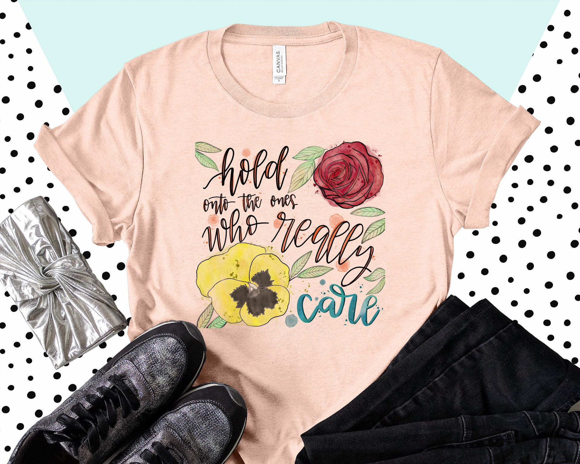 Hanson Shirt, T-shirt, Hanson Fan Gift, Watercolor Floral T-shirt