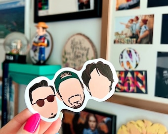 Hanson die cut stickers, Hanson fan vinyl sticker, Hanson planner sticker