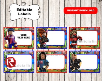 Name Tag Sticker Etsy - roblox school label name label name tag sticker back to school label book label this belongs to label