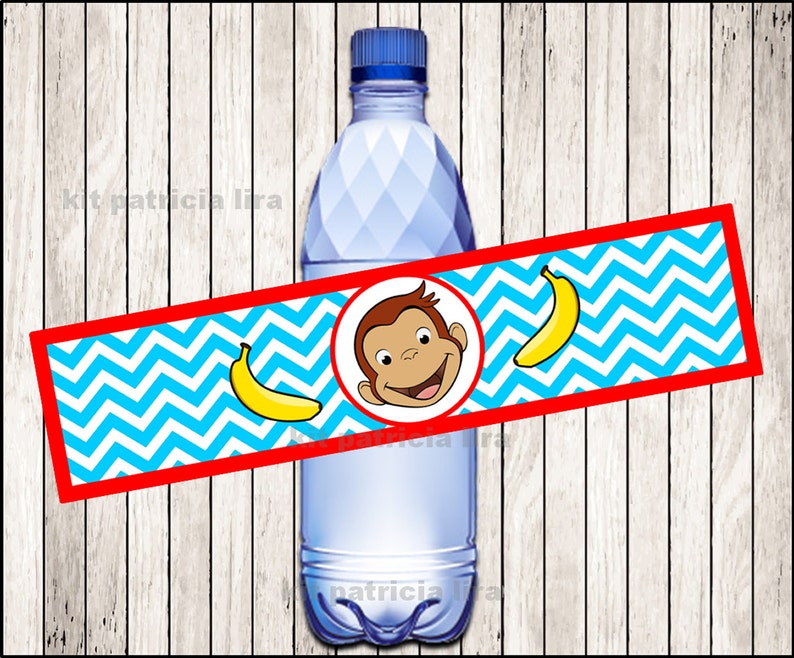 Curious Party Water Labels Instant Download Curious Etsy