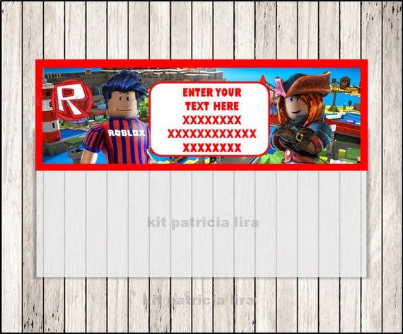Roblox Bags Toppers Instant Download Roblox Toppers Etsy - roblox candy bag topper chalkboard roblox ziptop bag topper etsy