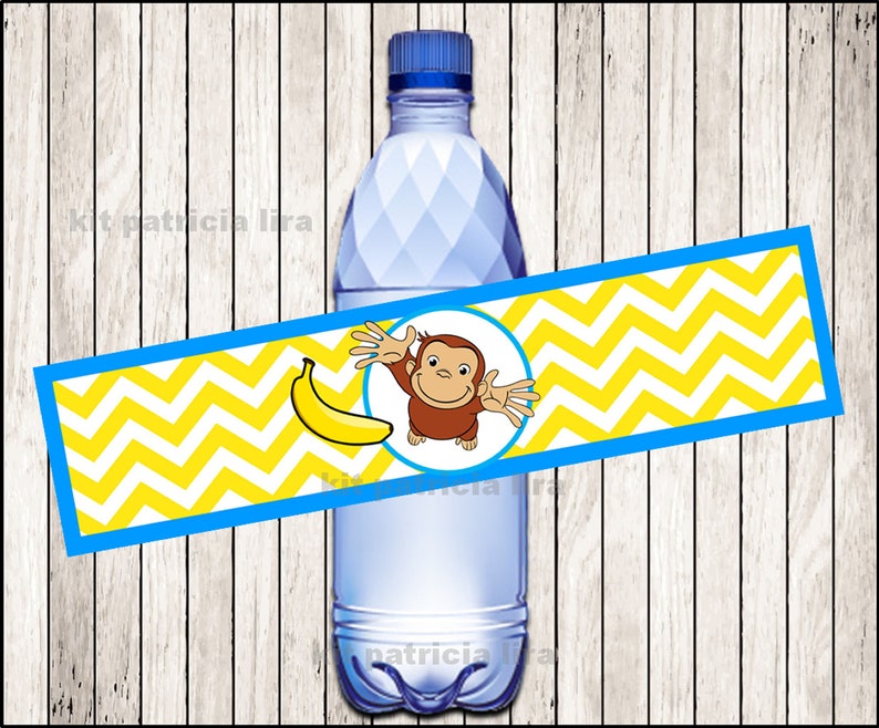 Curious Party Water Labels Instant Download Curious Etsy