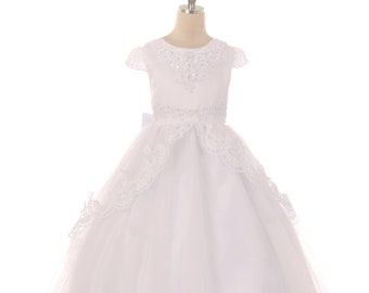 First Communion Dress With Virgencita De Guadalupe - Etsy