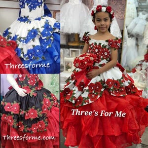Vestido de charra- mini quinceañera- vestido Mexicano tradicional- vestido de presentación