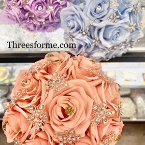 Ramos chico/ Small bouquet -Ramo para presentacion- quinceañera 15 ramo -wedding ramo- Girl flower bouquet