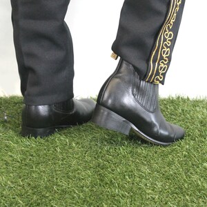 Leather Kid Boots:Mariachi Charro image 4