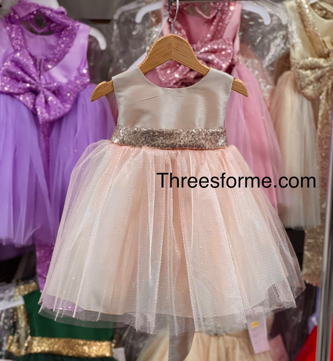 Baby Girl Dress Birthday Dress One Year Old Dress Girl Pink Etsy