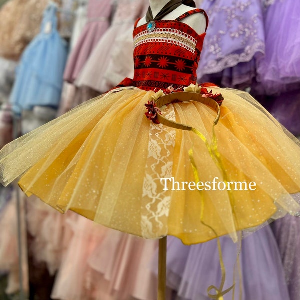 Girl dress-Birthday dress- costume dress- Tulle dress knee length dress