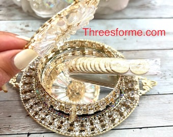3 pcs Arras de bodas Monedas Wedding coins Wedding Arras arras en plata silver arras en dorado