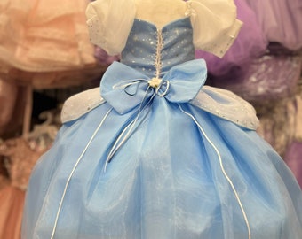 Blue and White Dress- Princess Dress-blue Birthday Dress- Costume Dress - Etsy Blue and White Dress- Princess Dress-blue Birthday Dress- Costume Dress - Etsy