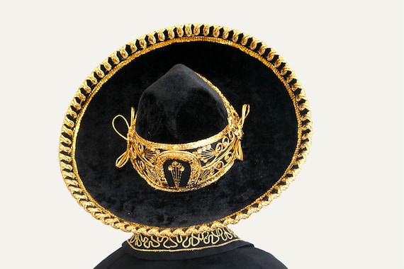 Giovanni Custom Black/Gold Brocade Designer Hat! giovanni | Accessories | Giovanni Custom Blackgold Brocade  main image 3
