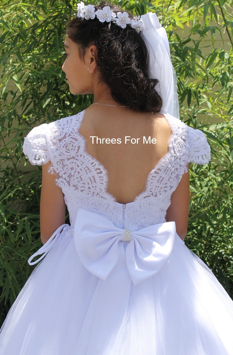 Vestidos De Comunión - Etsy Vestidos De Comunión - Etsy