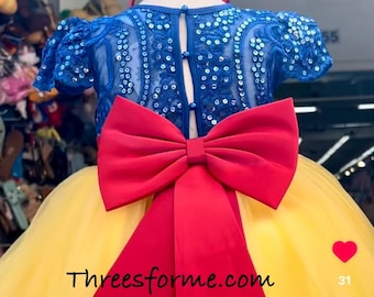 Prinsessenjurk - gele jurk babymeisje - verjaardagsjurk - eerstejaarsjurk - leuke jurk - Prop-jurk