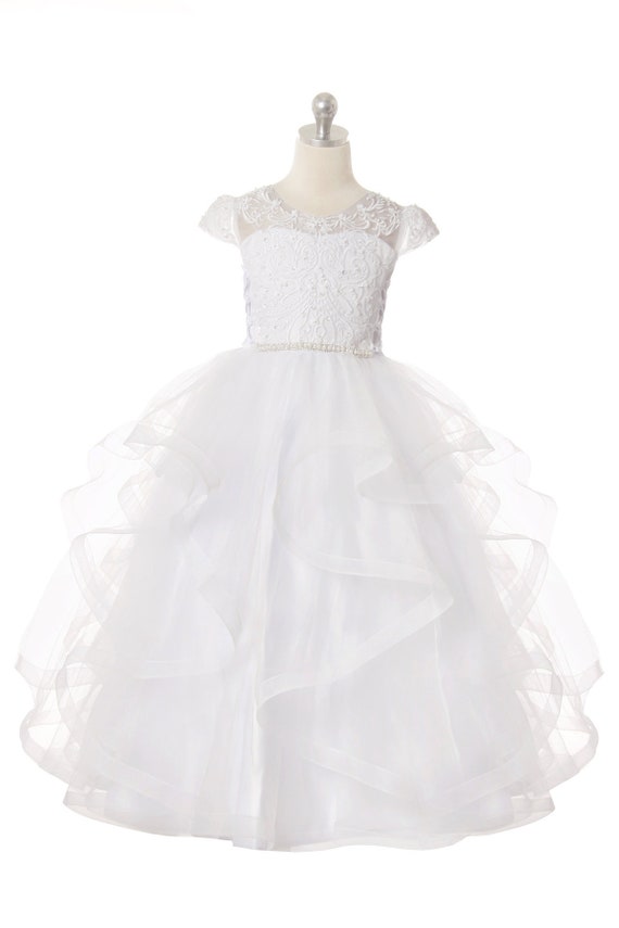 First communion dresses with virgen de guadalupe cheap