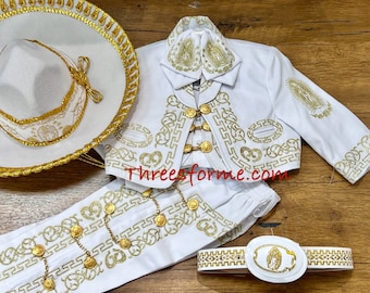 Charro bautizo- Traje de Charrito para bautizo de niño- boy charro outfit